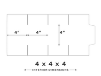 4x4x4(inches)